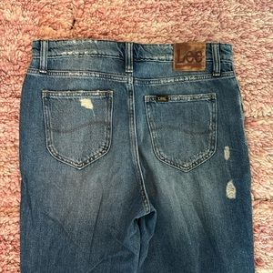 Lee vintage modern cropped high rise jeans